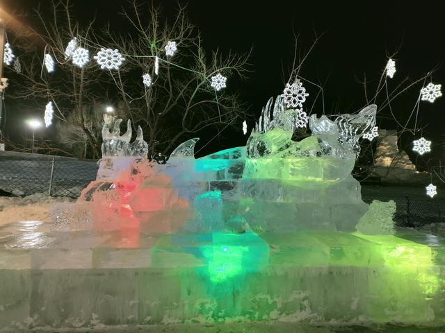 长春游玩必去的地方长春雕塑公园：带您逛一逛长春雕塑园冰雪乐园(40)