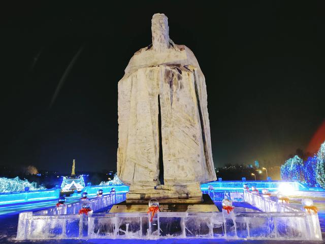 长春游玩必去的地方长春雕塑公园：带您逛一逛长春雕塑园冰雪乐园(25)
