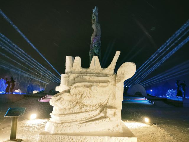 长春游玩必去的地方长春雕塑公园：带您逛一逛长春雕塑园冰雪乐园(28)