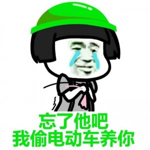 ​法解表情包丨忘了他吧我偷电动车养你