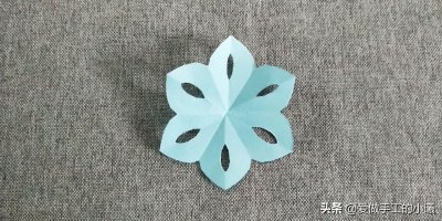 ​儿童趣味剪纸，教你6步剪出可爱小花！