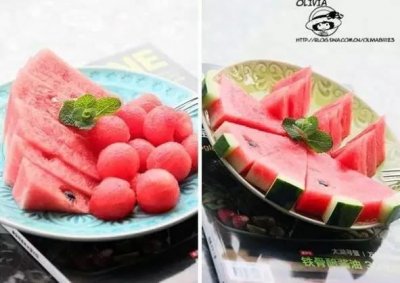 ​四种花式西瓜切法，优雅吃不脏手