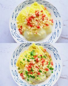 ​自制蒜蓉粉丝娃娃菜，汤汁儿都想喝光