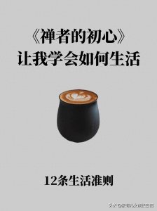 ​《禅者的初心》，让我学会如何生活，12条生活准则，启示2025年