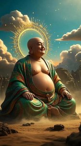 ​弥勒菩萨笑口常开:高清壁纸点亮你的屏幕（12）