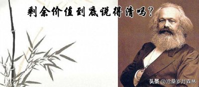 ​“剩余价值”你到底说得清吗？