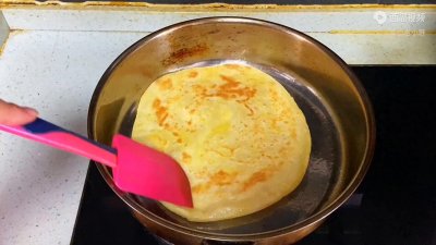 ​家常版大油饼，柔软多层放凉也不硬，家人点名吃