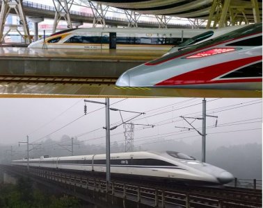 ​复兴号动车组与和谐号动车组的区别，差距蛮大的