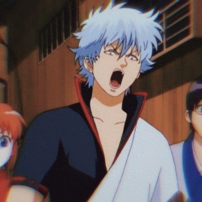 银魂坂田银时男生动漫头像