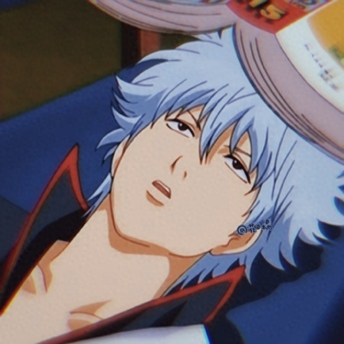 银魂坂田银时男生动漫头像