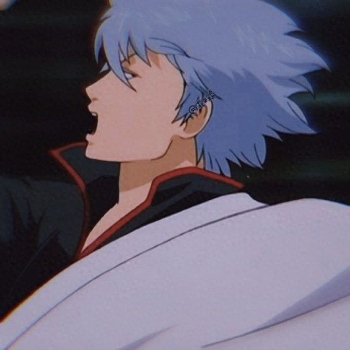 银魂坂田银时男生动漫头像