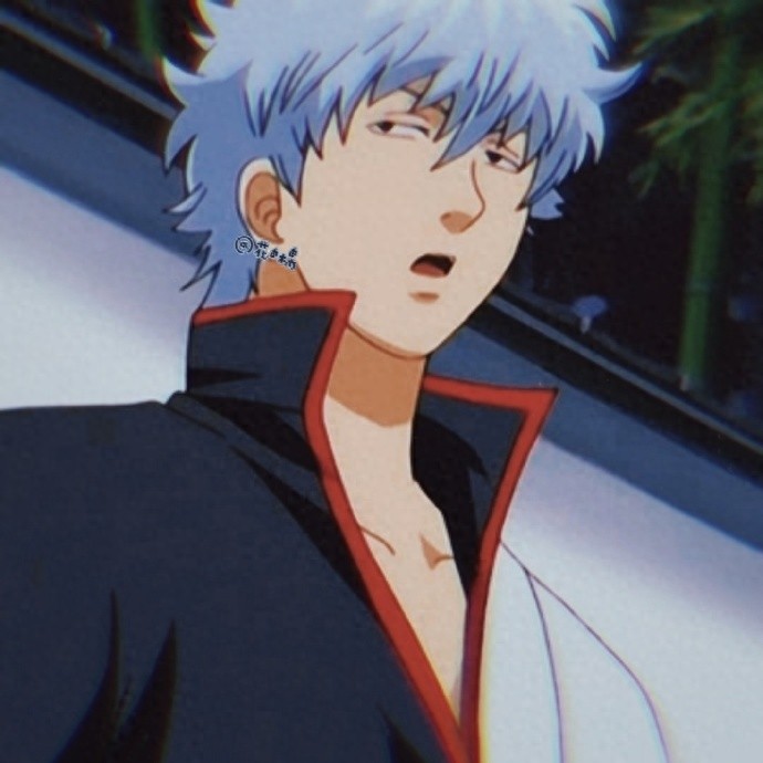 银魂坂田银时男生动漫头像