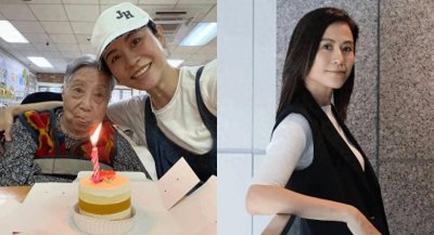 ​宣萱为101岁佣人英姐庆生：她将我当亲生女养大