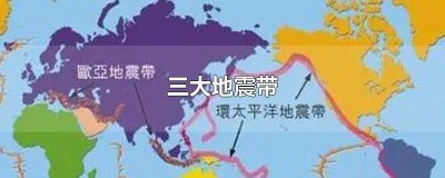 ​三大地震带最大的地震带是 三大地震带是