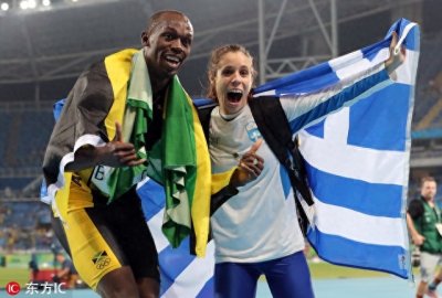 ​博尔特的人气到底有多高 看看这组图你就知道了
