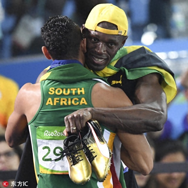 博尔特的人气到底有多高 看看这组图你就知道了