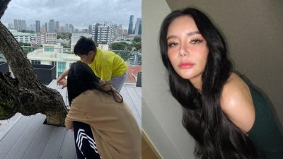 ​何猷君旧爱冒寒风冲凉驱霉运，父亲身家195亿，婚姻坎坷曾遭家暴