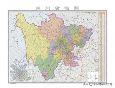 ​四川省各市州、县地图